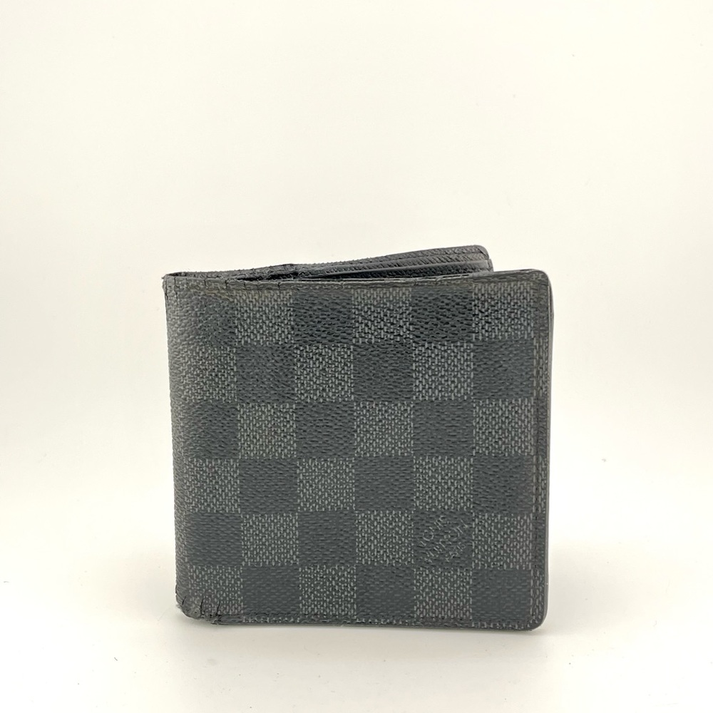 Louis Vuitton Men’s Bi-fold Damier Graphite Portefeiulle Marco wallet